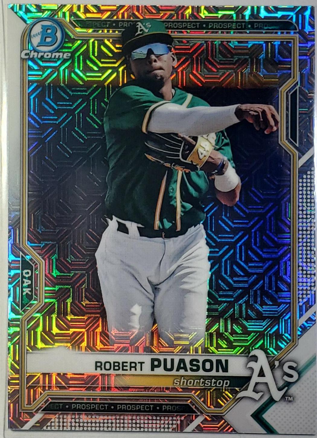 Robert Puason [Purple Refractor Mega Box Mojo] #BCP-218