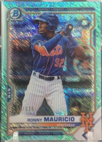 Ronny Mauricio [Aqua Shimmer Refractor] #BCP-23