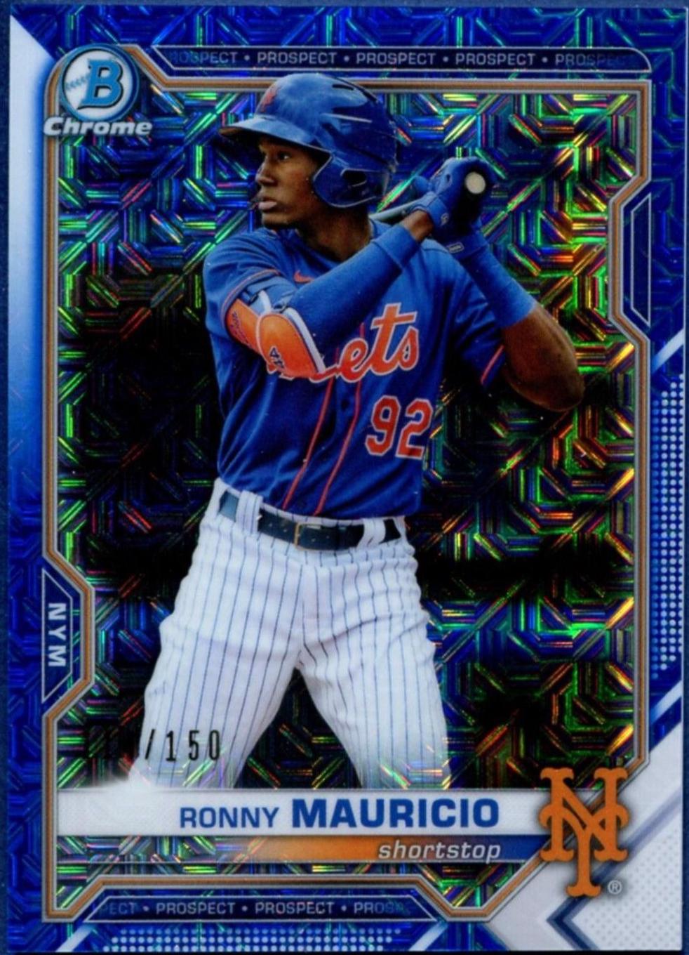 Ronny Mauricio [Blue Refractor Mega Box Mojo] #BCP-23