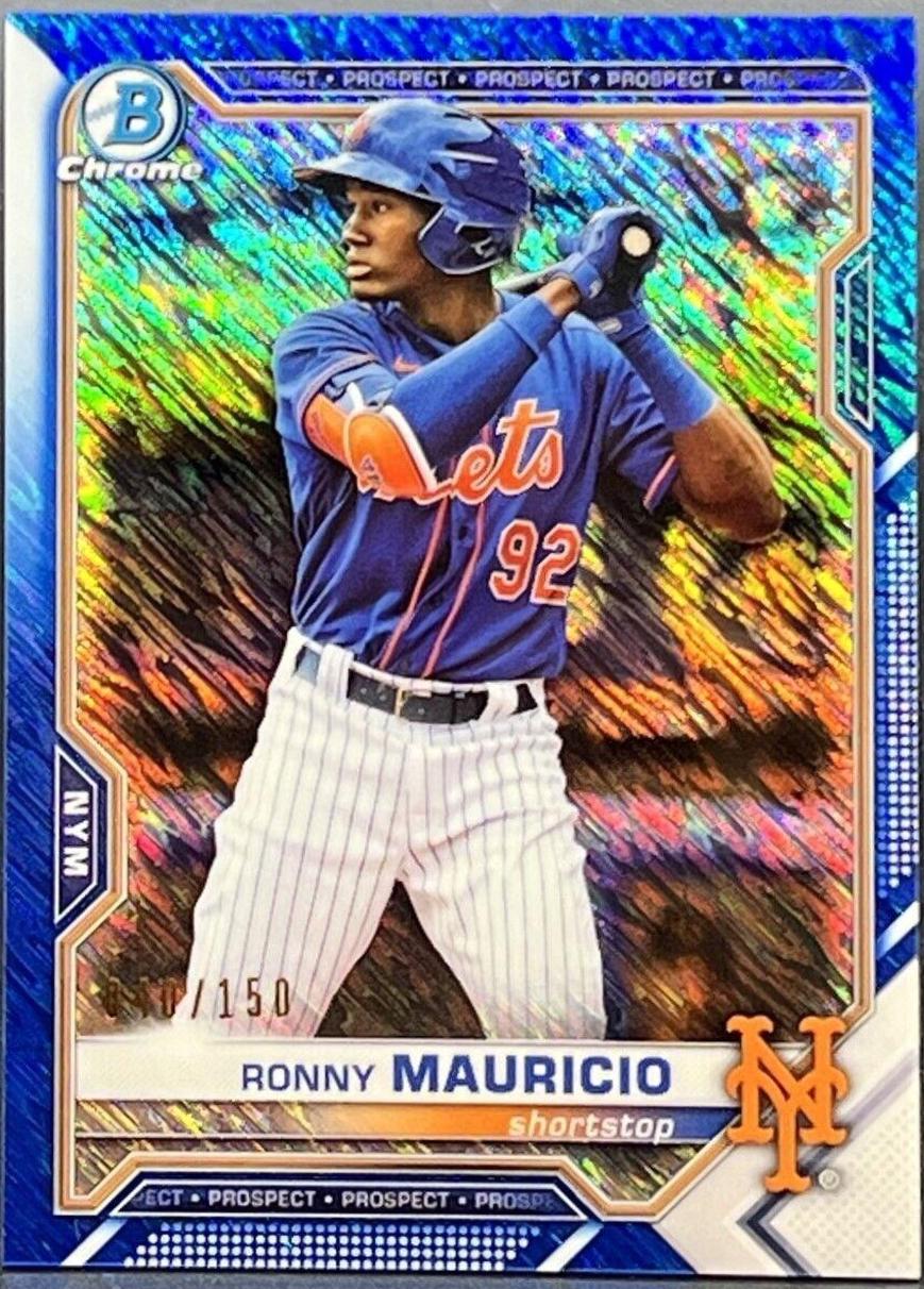 Ronny Mauricio [Blue Shimmer Refractor] #BCP-23