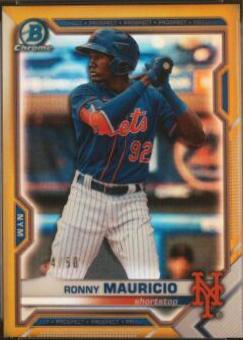 Ronny Mauricio [Gold Refractor] #BCP-23