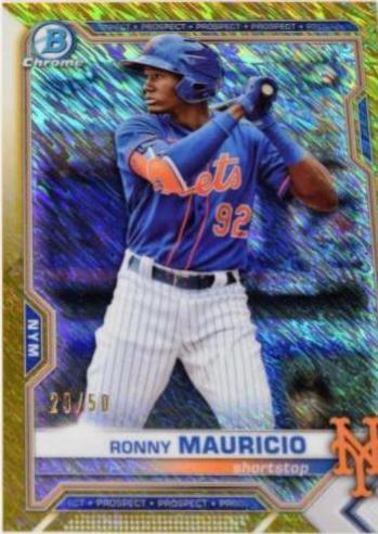 Ronny Mauricio [Gold Shimmer Refractor] #BCP-23