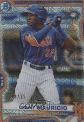 Ronny Mauricio [Orange Refractor Mega Box Mojo] #BCP-23