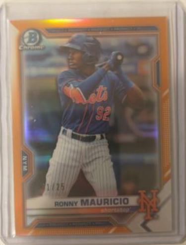 Ronny Mauricio [Orange Refractor] #BCP-23