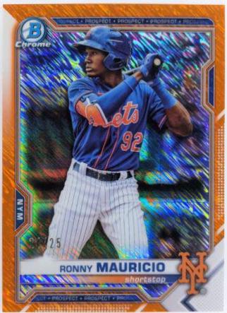 Ronny Mauricio [Orange Shimmer Refractor] #BCP-23