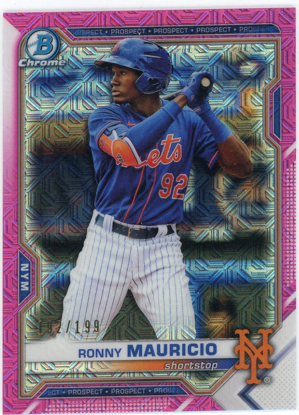 Ronny Mauricio [Pink Refractor Mega Box Mojo] #BCP-23