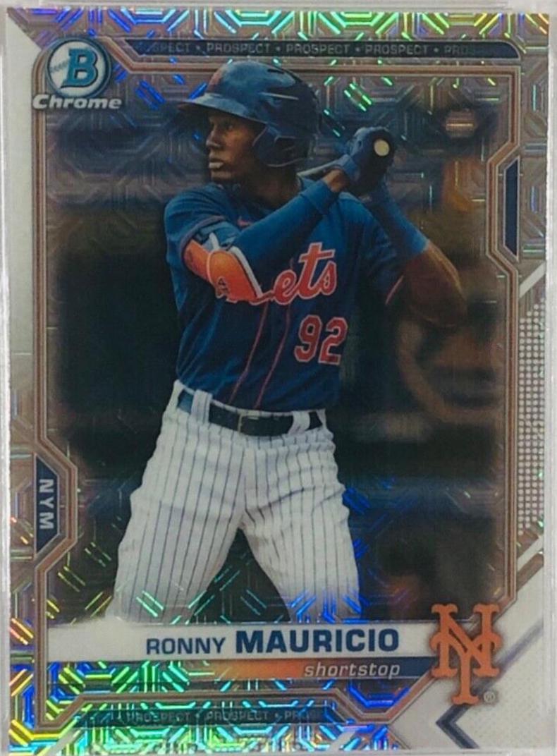 Ronny Mauricio [Yellow Refractor Mega Box Mojo] #BCP-23