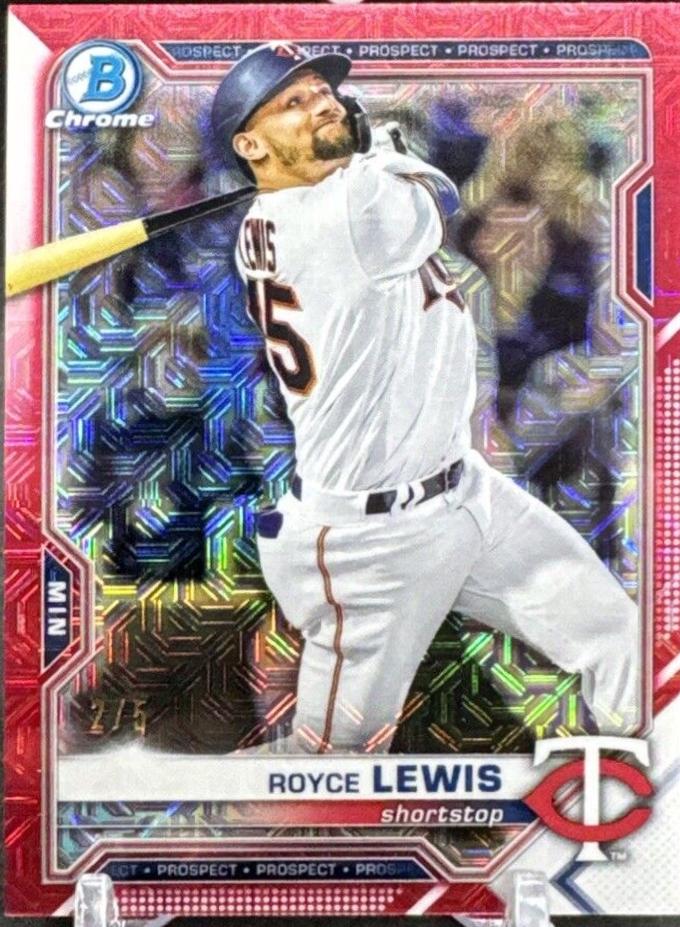 Royce Lewis [Red Refractor Mega Box Mojo] #BCP-63