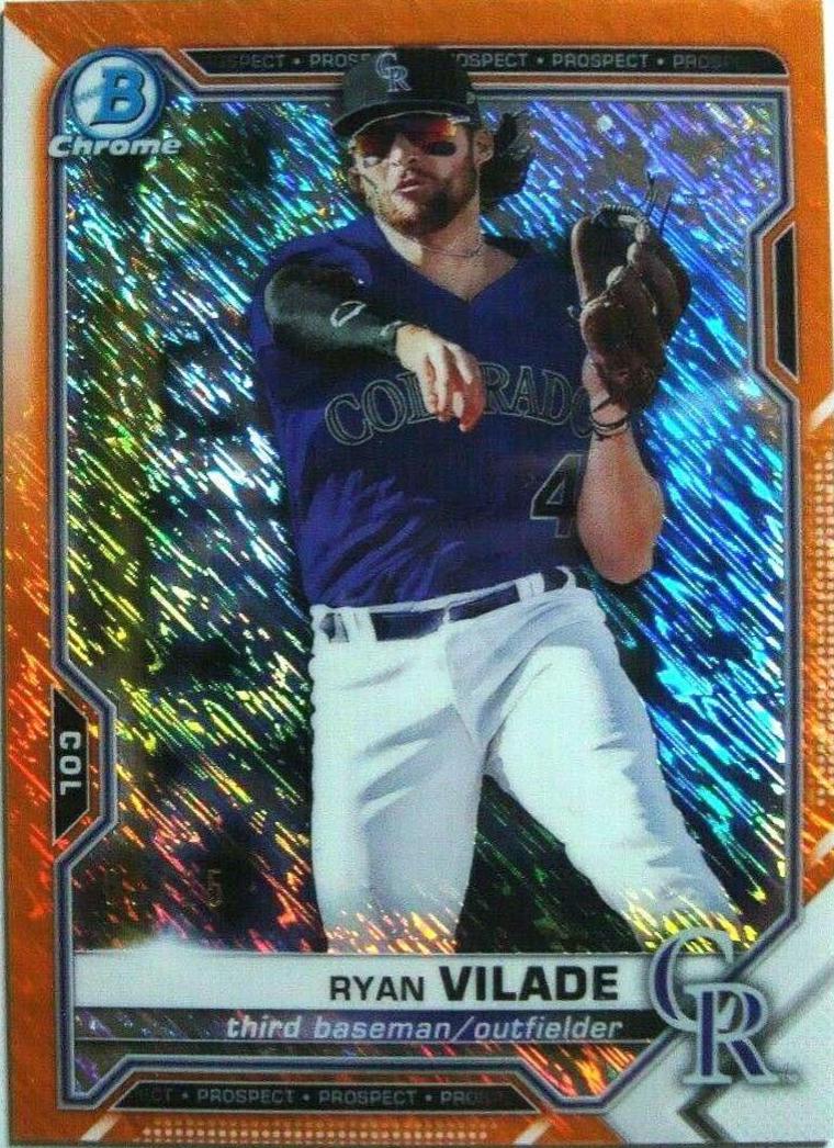 Ryan Vilade [Orange Shimmer Refractor] #BCP-68