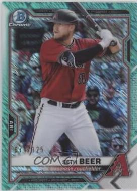 Seth Beer [Aqua Shimmer Refractor] #BCP-60