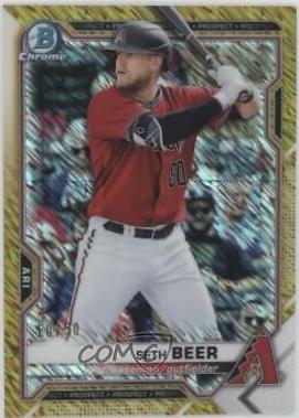 Seth Beer [Gold Shimmer Refractor] #BCP-60