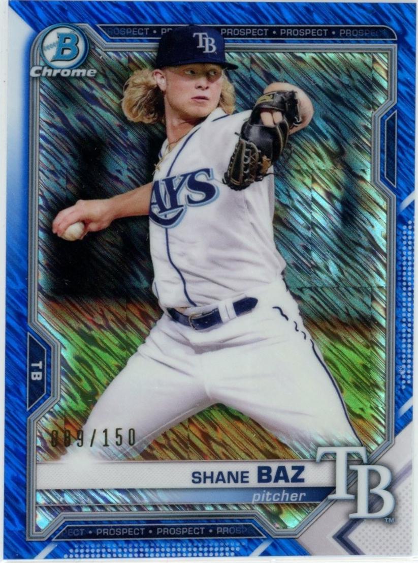 Shane Baz [Blue Shimmer Refractor] #BCP-134