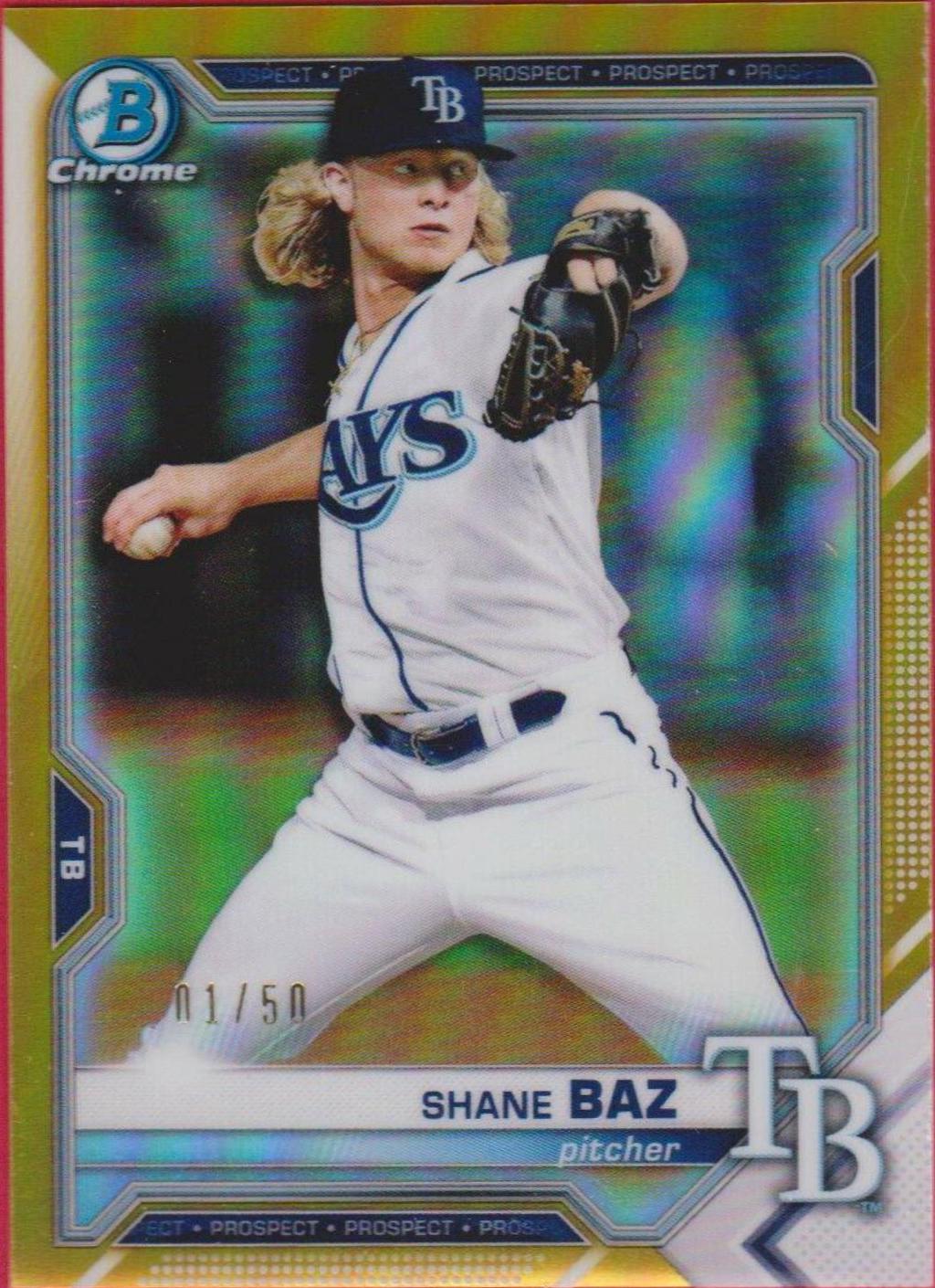 Shane Baz [Gold Refractor] #BCP-134