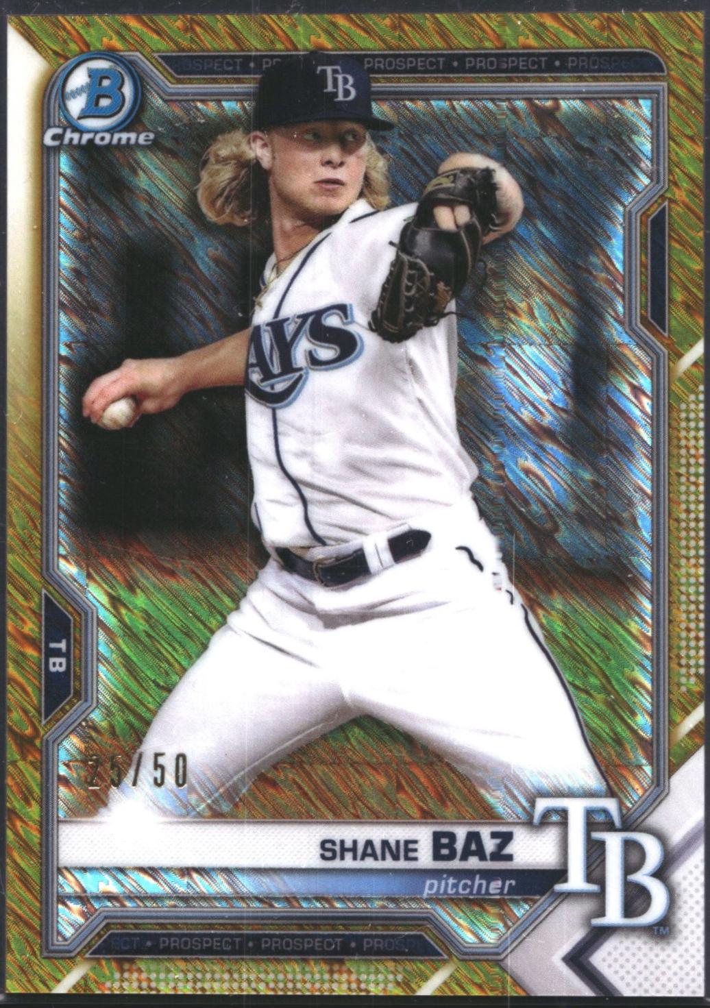 Shane Baz [Gold Shimmer Refractor] #BCP-134
