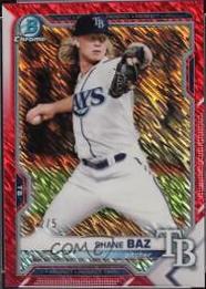 Shane Baz [Red Shimmer Refractor] #BCP-134