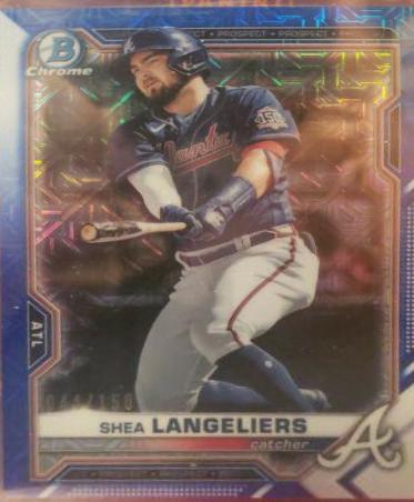 Shea Langeliers [Blue Refractor Mega Box Mojo] #BCP-28