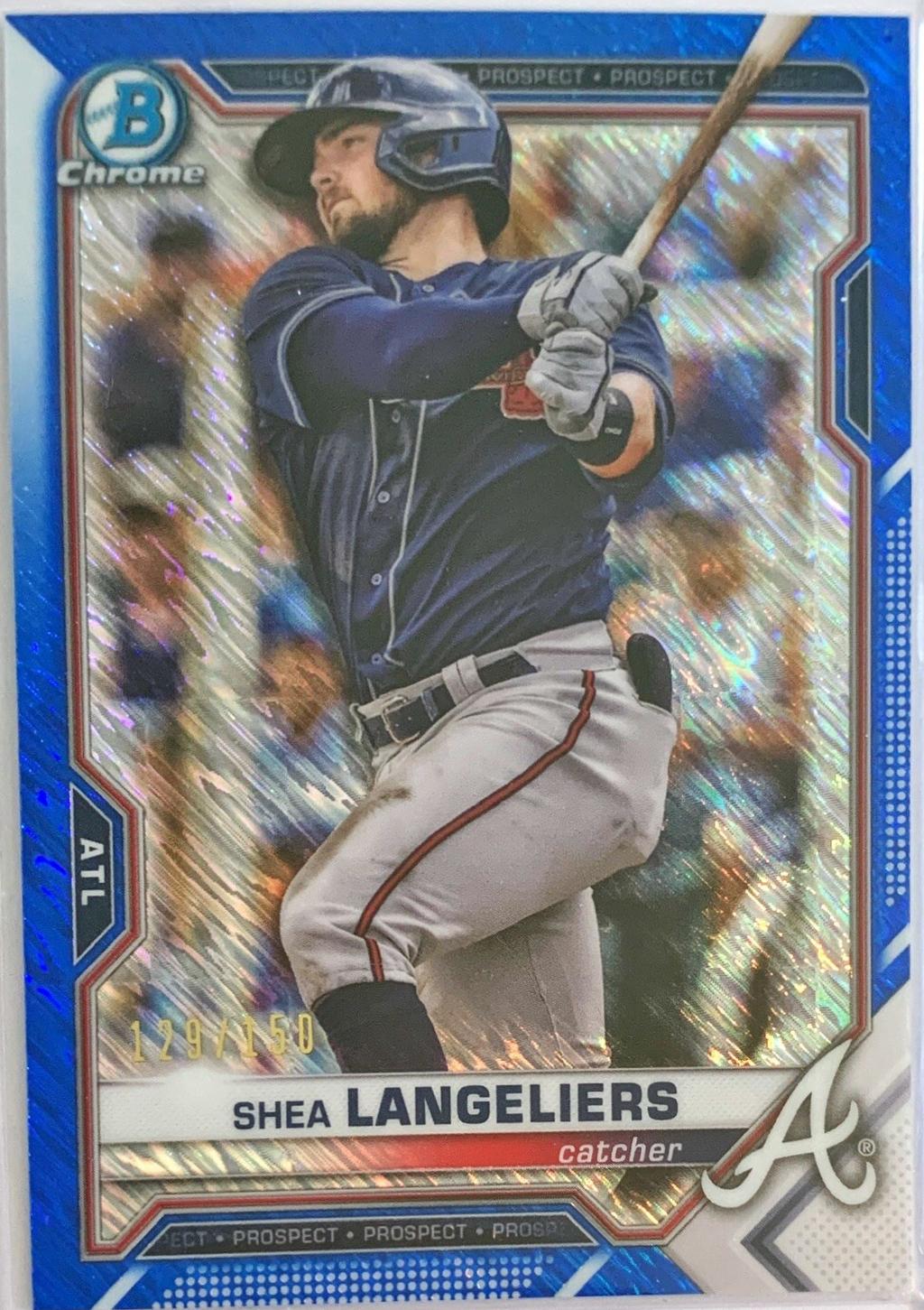 Shea Langeliers [Blue Shimmer Refractor] #BCP-28