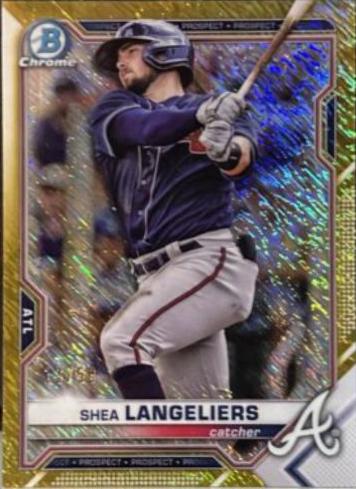 Shea Langeliers [Gold Shimmer Refractor] #BCP-28