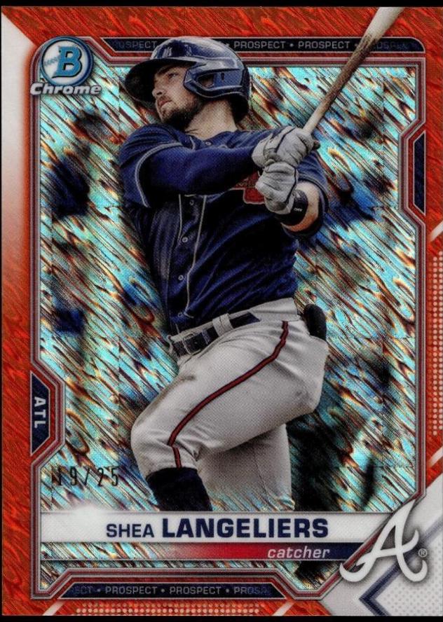 Shea Langeliers [Orange Shimmer Refractor] #BCP-28