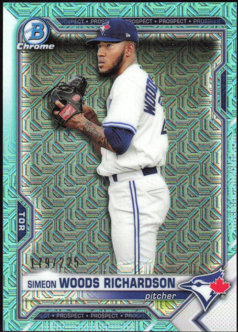 Simeon Woods Richardson [Aqua Refractor Mega Box Mojo] #BCP-95