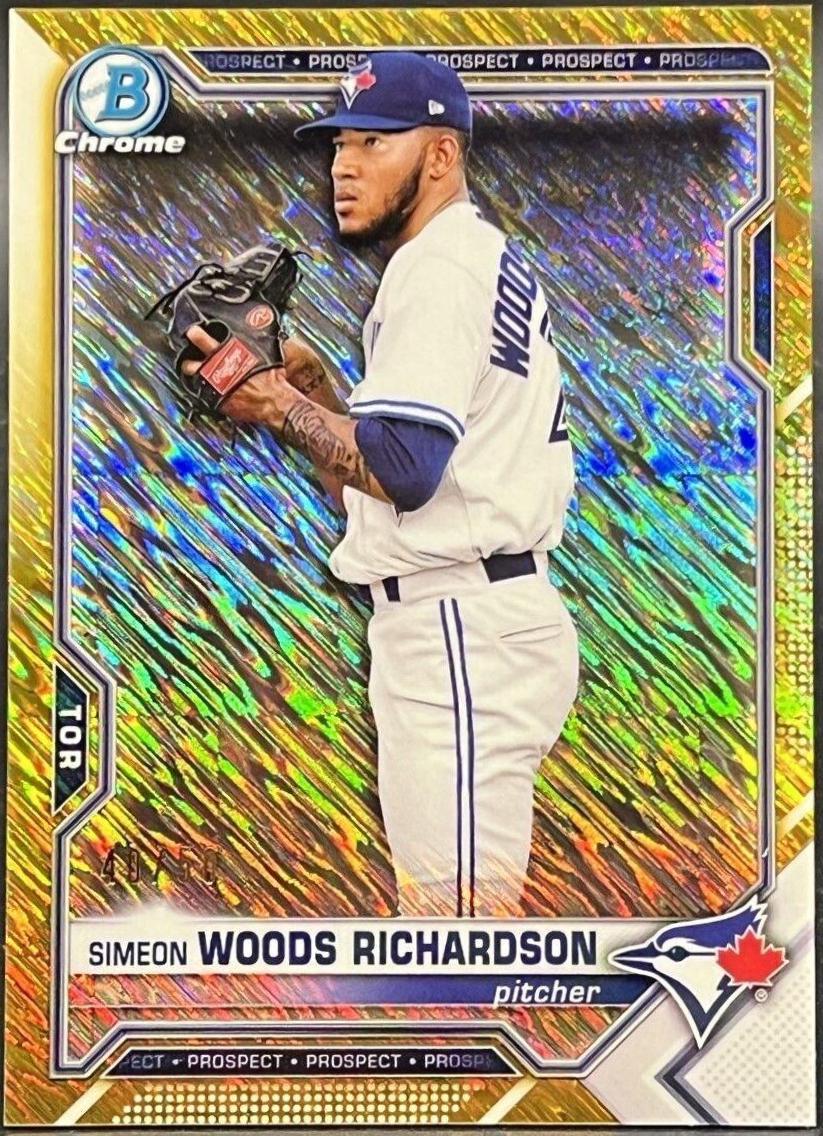 Simeon Woods Richardson [Gold Shimmer Refractor] #BCP-95