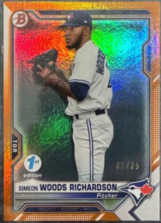 Simeon Woods Richardson [Orange Refractor] #BCP-95