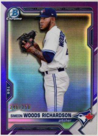 Simeon Woods Richardson [Purple Refractor] #BCP-95