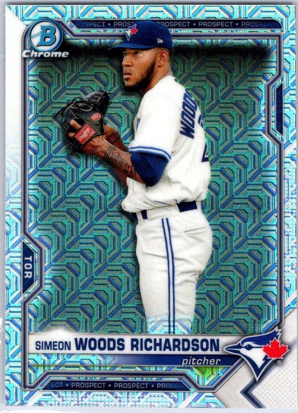 Simeon Woods Richardson [Yellow Refractor Mega Box Mojo] #BCP-95