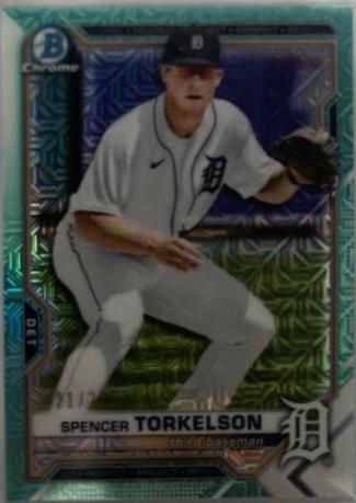 Spencer Torkelson [Aqua Refractor Mega Box Mojo] #BCP-96