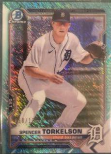 Spencer Torkelson [Aqua Shimmer Refractor] #BCP-96