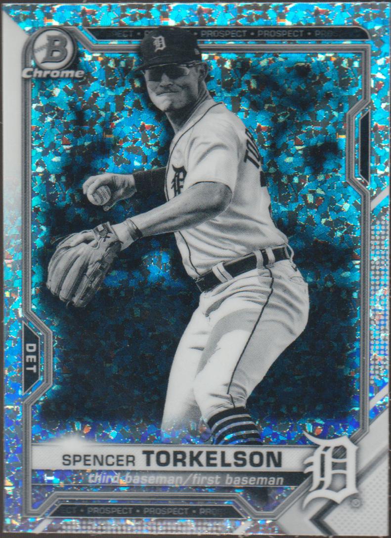 Spencer Torkelson [Black Shimmer Refractor] #BCP-187