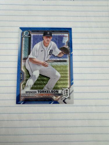 Spencer Torkelson [Blue Shimmer Refractor] #BCP-96