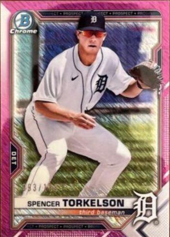 Spencer Torkelson [Fuchsia Shimmer Refractor] #BCP-96
