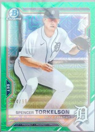 Spencer Torkelson [Green Refractor Mega Box Mojo] #BCP-96