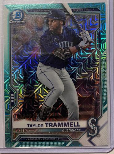 Taylor Trammell [Aqua Refractor Mega Box Mojo] #BCP-132