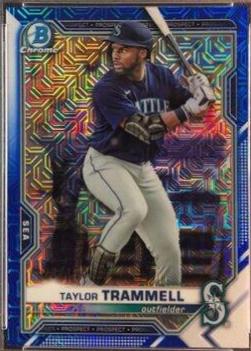 Taylor Trammell [Blue Refractor Mega Box Mojo] #BCP-132