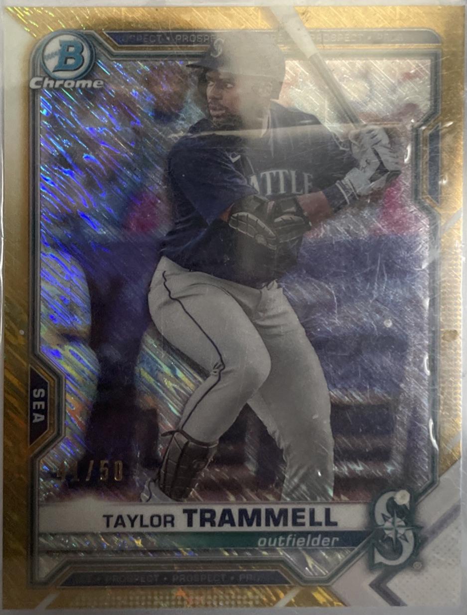 Taylor Trammell [Gold Refractor Mega Box Mojo] #BCP-132