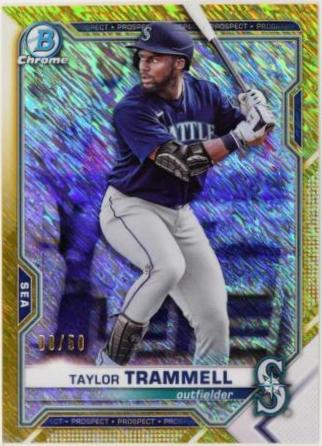 Taylor Trammell [Gold Shimmer Refractor] #BCP-132