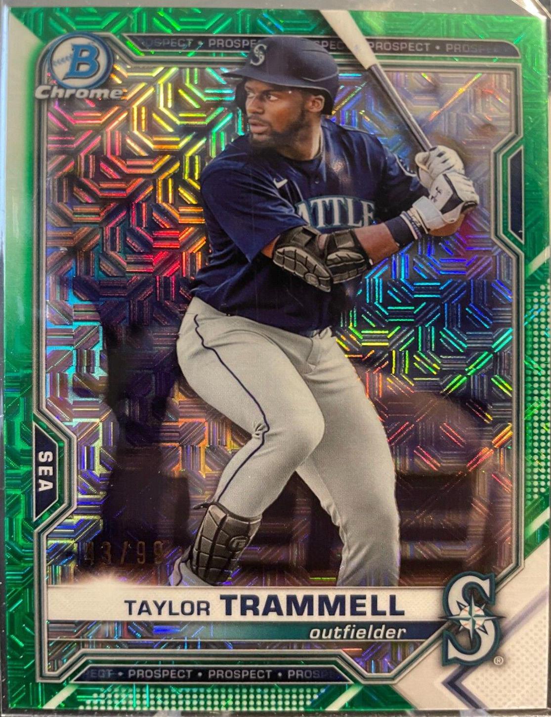 Taylor Trammell [Green Refractor Mega Box Mojo] #BCP-132