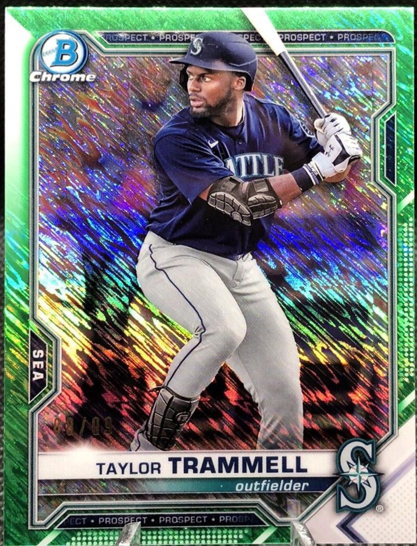 Taylor Trammell [Green Refractor] #BCP-132