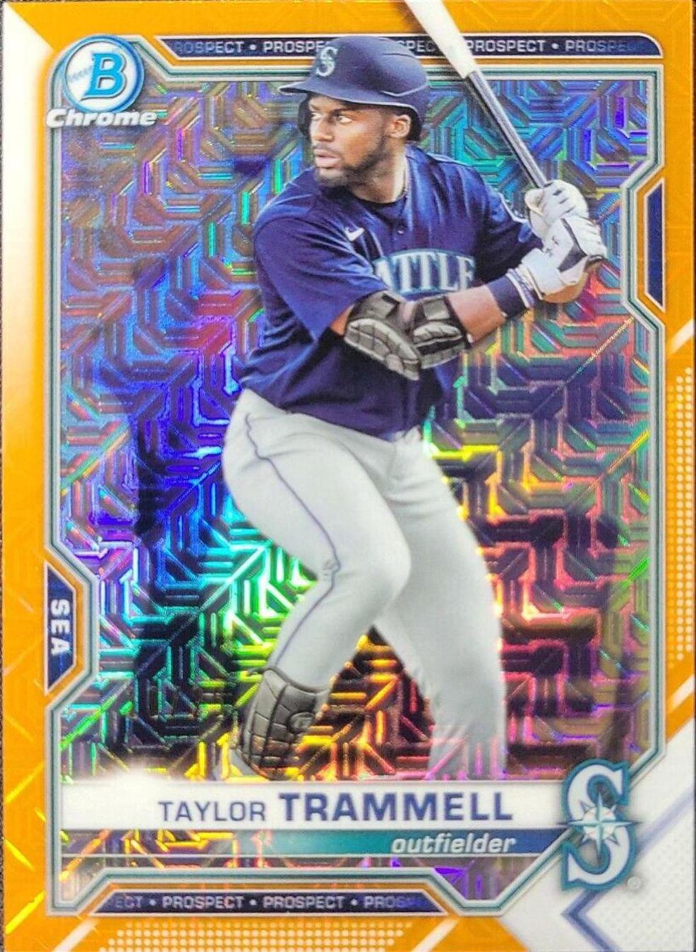 Taylor Trammell [Orange Refractor Mega Box Mojo] #BCP-132