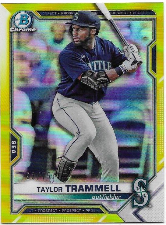 Taylor Trammell [Yellow Refractor] #BCP-132