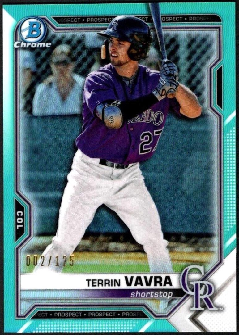 Terrin Vavra [Aqua Refractor] #BCP-100