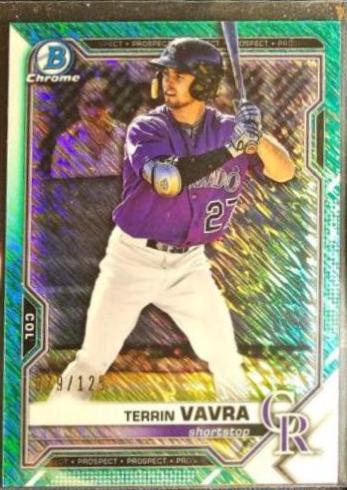 Terrin Vavra [Aqua Shimmer Refractor] #BCP-100