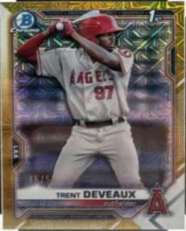 Trent Deveaux [Gold Refractor Mega Box Mojo] #BCP-94