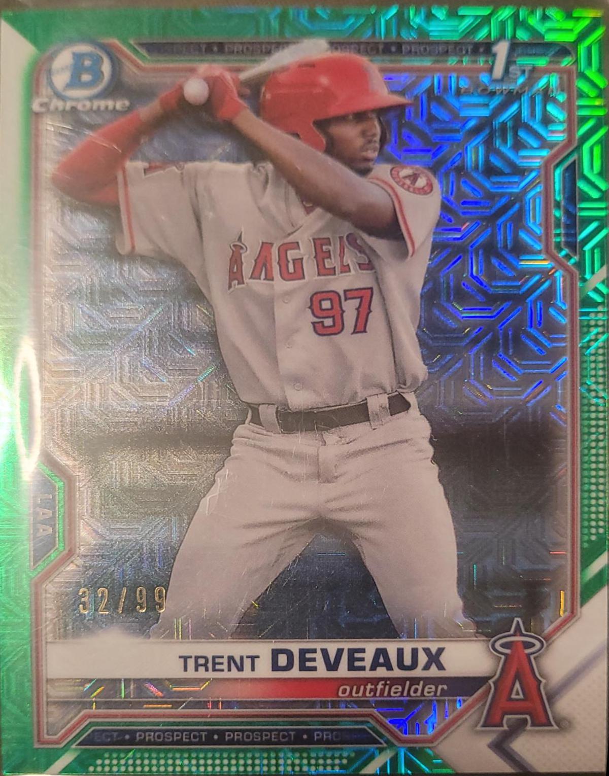 Trent Deveaux [Green Refractor Mega Box Mojo] #BCP-94