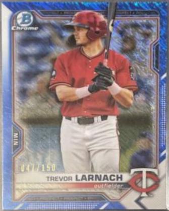 Trevor Larnach [Blue Shimmer Refractor] #BCP-80
