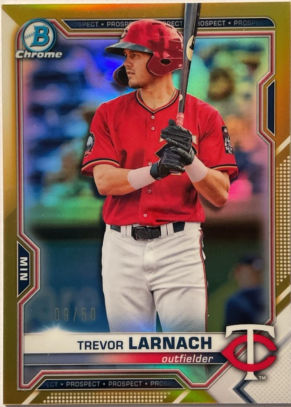 Trevor Larnach [Gold Refractor] #BCP-80