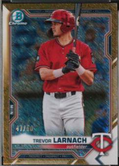 Trevor Larnach [Gold Shimmer Refractor] #BCP-80