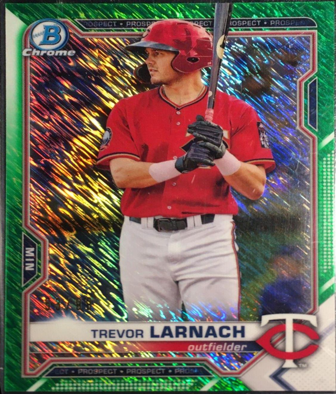 Trevor Larnach [Green Refractor] #BCP-80